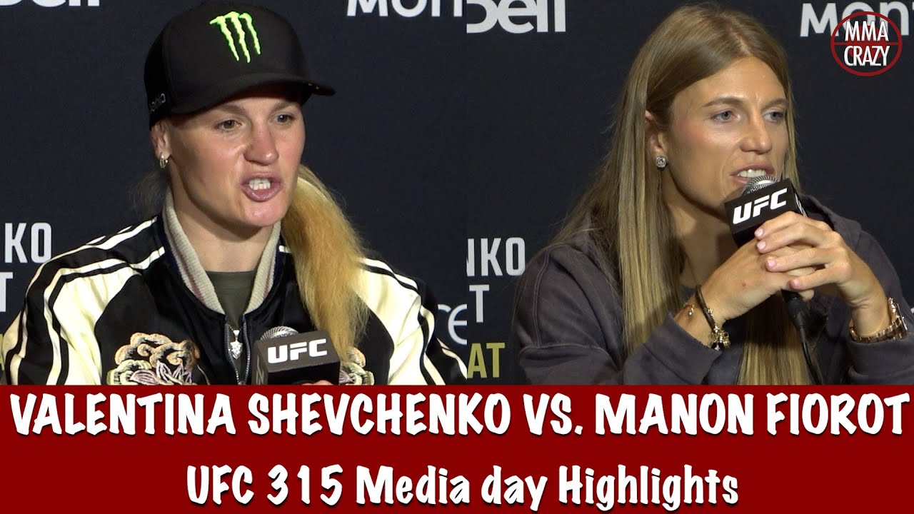 UFC 315: Valentina Shevchenko & Manon Fiorot Media Day Highlights