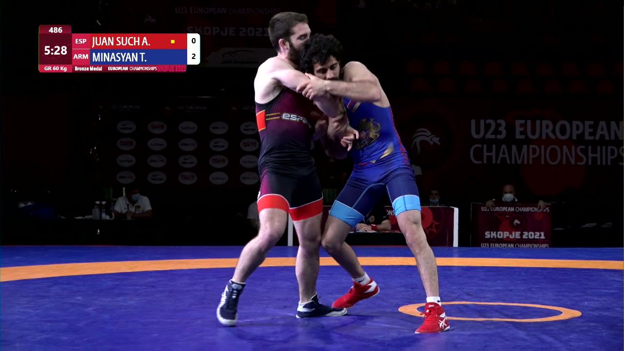 BRONZE GR - 60 kg: A. JUAN SUCH (ESP) v. T. MINASYAN (ARM)