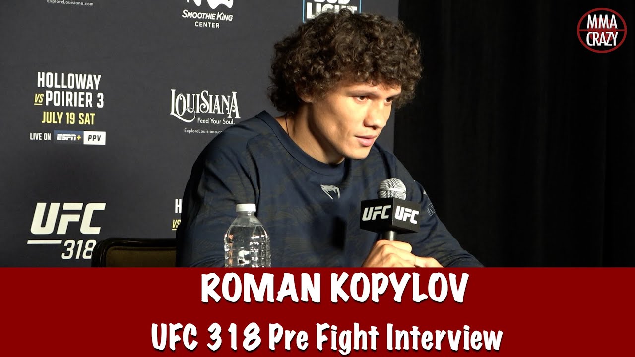 Roman Kopylov responds to Paulo Costa fight prediction at UFC 318 background