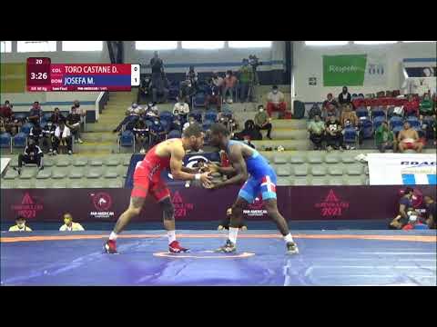 1/2 GR - 60 kg: D. TORO CASTANE (COL) v. M. JOSEFA (DOM) background