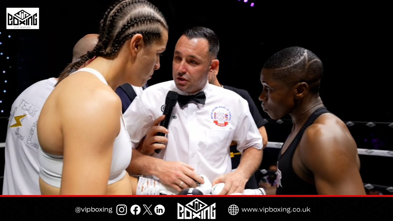 Kirsty Hill v Fatuma Zarika for the Commonwealth Super Feather Title on VIP's Blackpool show 11/5/24