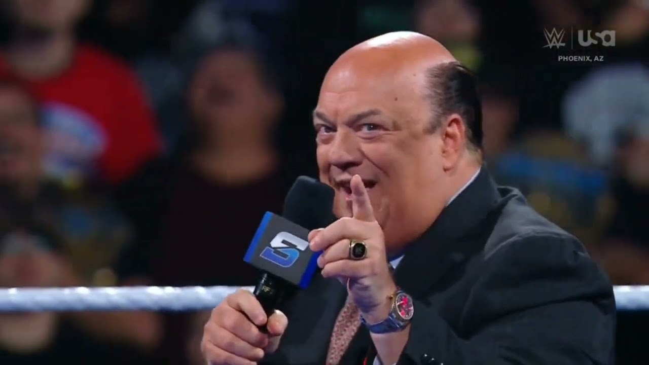 WWE SMACKDOWN PAUL HEYMAN ENTRANCE 01/03/25