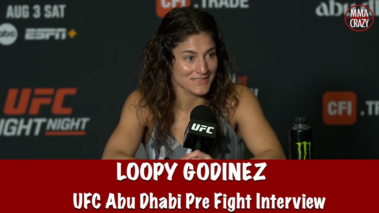 Loopy Godinez on Mackenizie Dern “Excited to get in there & mix everything up” | UFC Abu Dhabi background