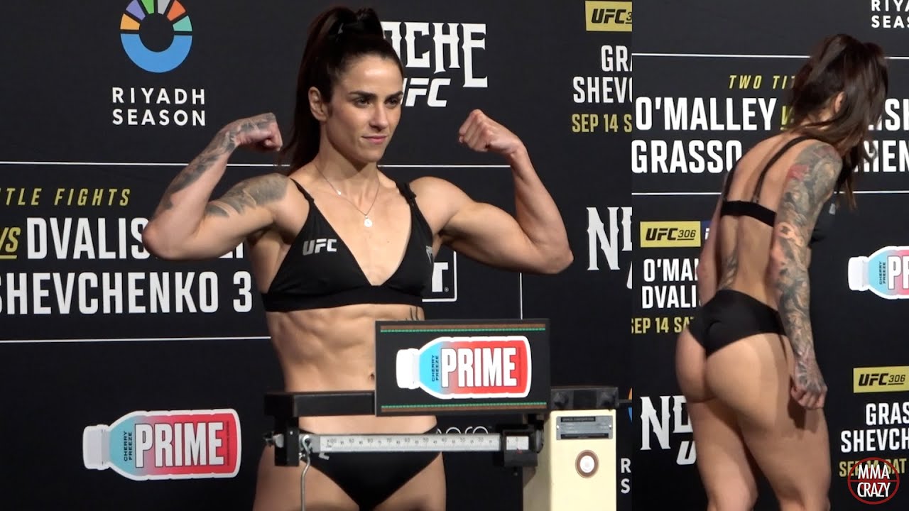 Norma Dumont Weighs in for Noche UFC 306 background