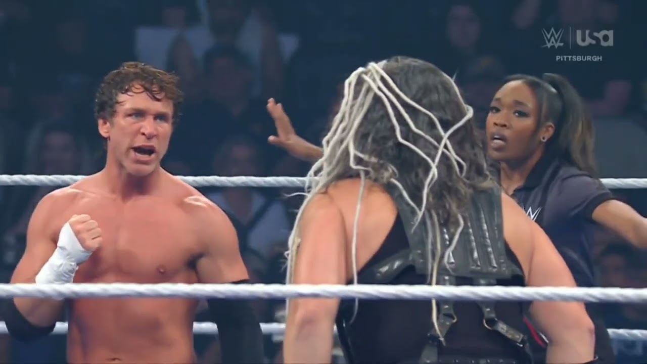 WWE SMACKDOWN THE WYATT SICKS VS JOHNNY GARGANO & MONTEZ FORD & CHRIS SABIN & BERTO 07/04/25 backdrop