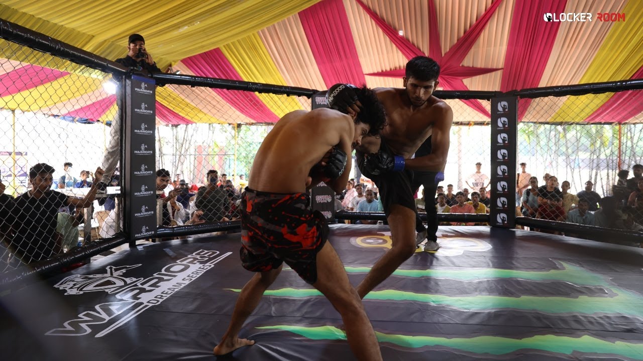 Ajinkya Lavhe vs Chaitanya Dive | Amateur MMA | Warrior's Dream Series | Navi Mumbai background
