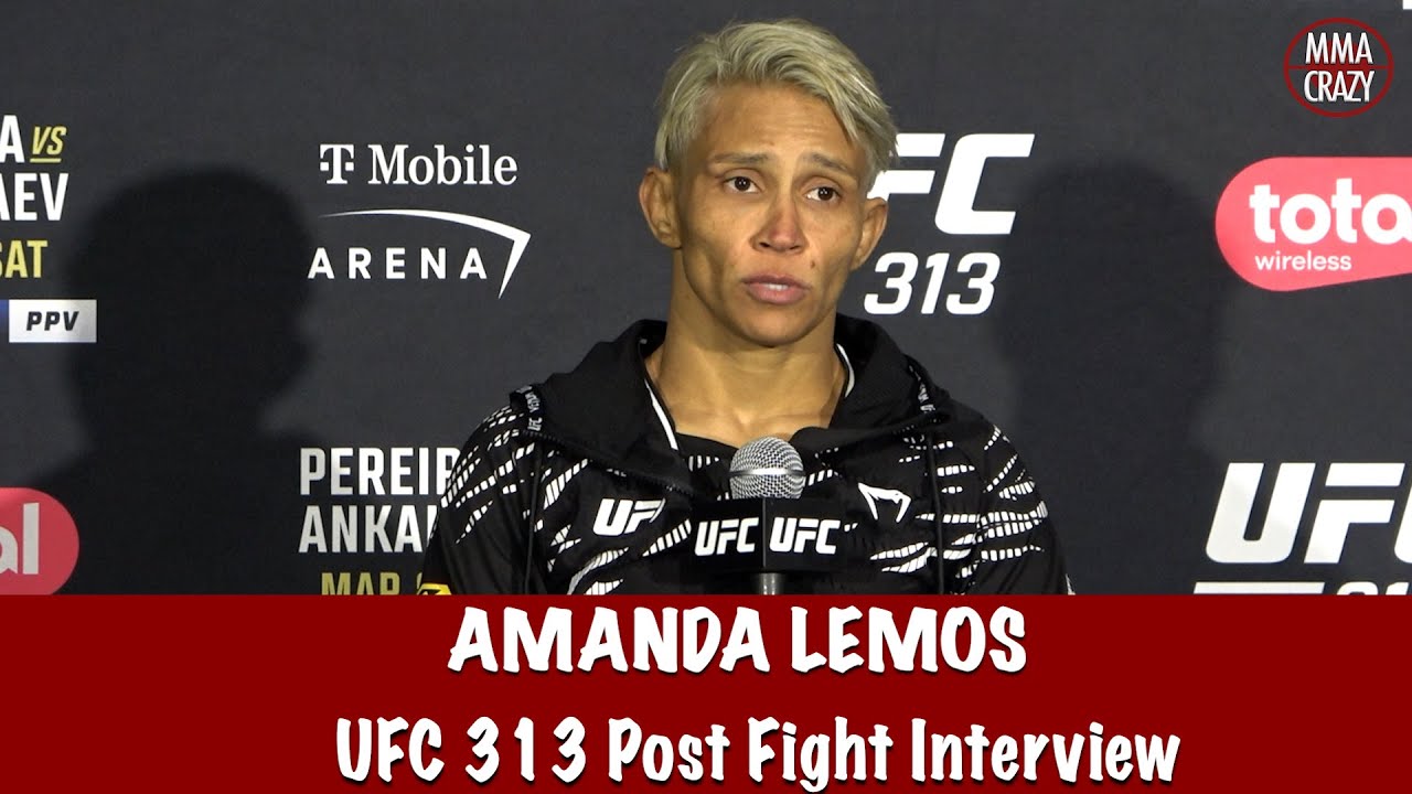 Amanda Lemos on age gap over Iasmin Lucindo & talks daughter watching her fights UFC 313 background