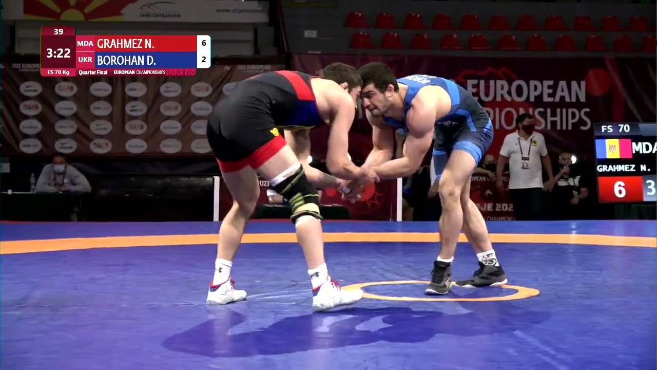 1/4 FS - 70 kg: N. GRAHMEZ (MDA) v. D. BOROHAN (UKR)