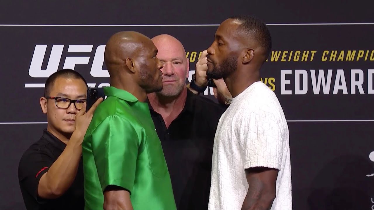 UFC 278: Битвы взглядов на пресс-конференции