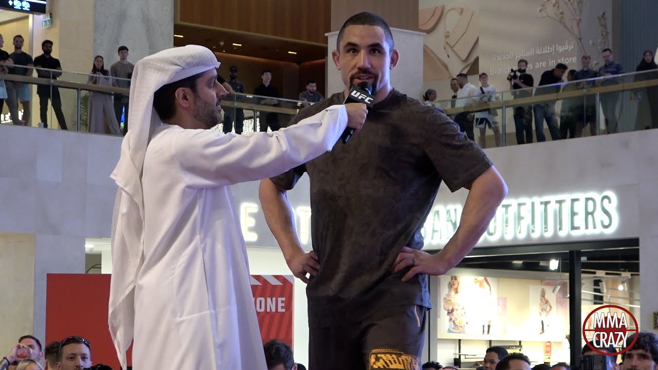Robert Whittaker on Khamzat Chimaev 'I'm gonna try take his head off' backdrop