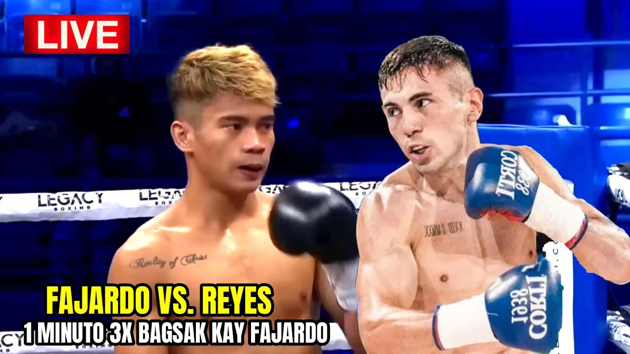 FAJARDO VS REYES LATEST IBF ELIMINATOR | FAJARDO 1 MINUTO TAPOS NA! 3X BAGSAK ANG KO ARTIST!