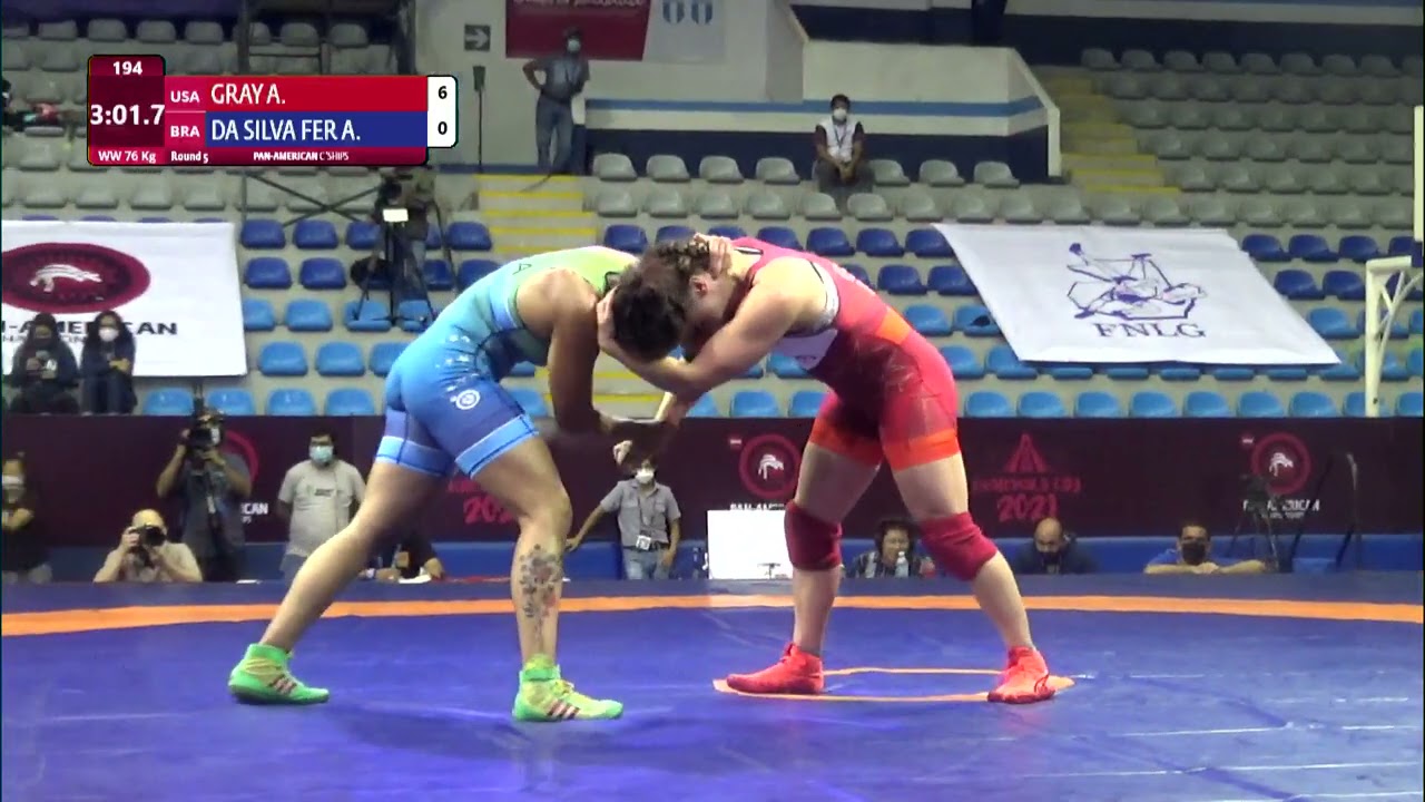 Round 5 WW - 76 kg: A. GRAY (USA) v. A. DA SILVA FER (BRA)