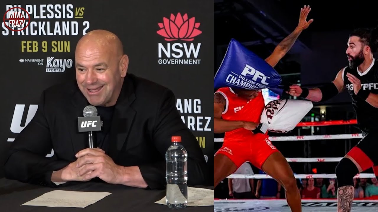 Dana White reacts to Pillow Fighting Championships in Australia