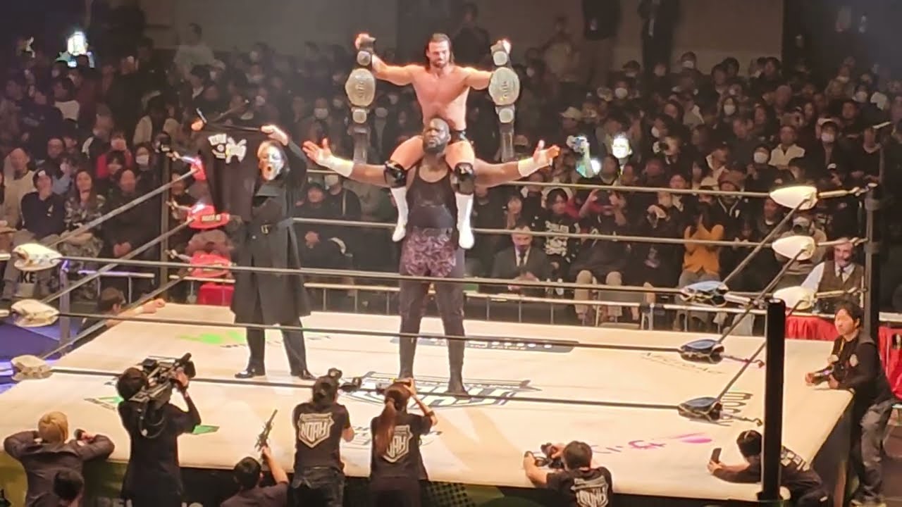 And New! Omos the NEW GHC Tag Team champion at Pro Wrestling Noah New Year 2025!