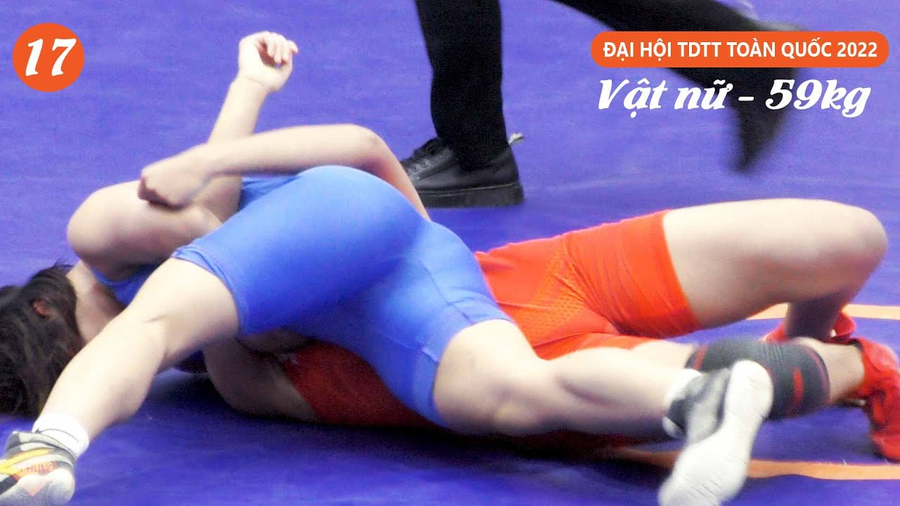 Vật nữ, Women wrestling - 59 kg - Linh Huệ - Thanh Hóa & Ngọc Anh - Phú Thọ.