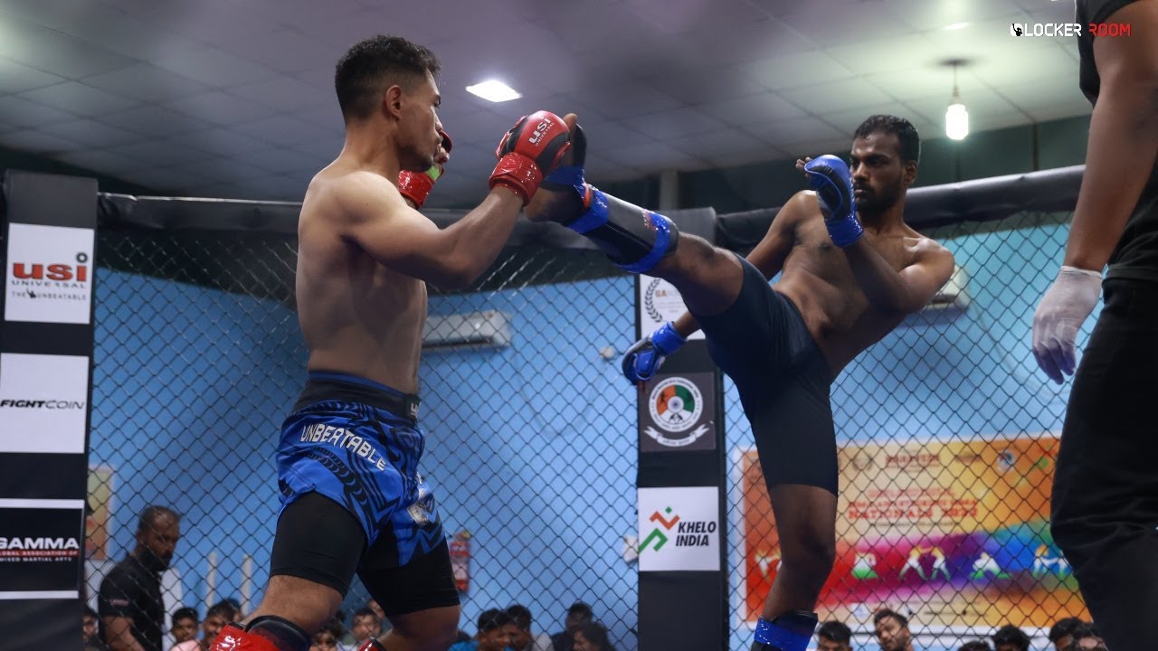 Angel (TCA Nagaland) vs Yash (Genesis) | GAMMAI Nationals 2022 | Striking MMA background