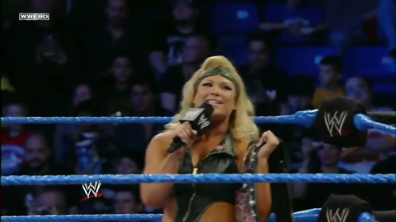 FULL MATCH - Natalya & Beth Phoenix vs. Kaitlyn & A.J.: Friday Night SmackDown, Nov. 25, 2011 backdrop