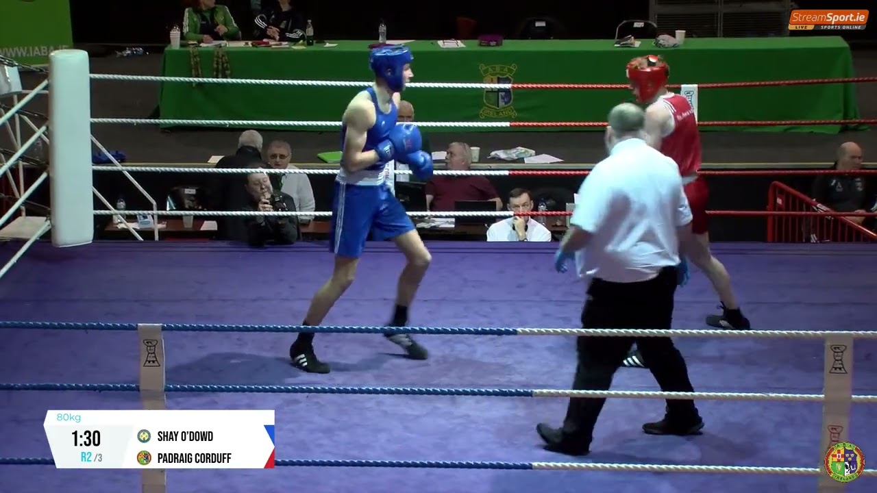 2024 National U18 Championship FINAL 80kg Padraig Corduff (St Annes) V Shay O’Dowd (Swords)