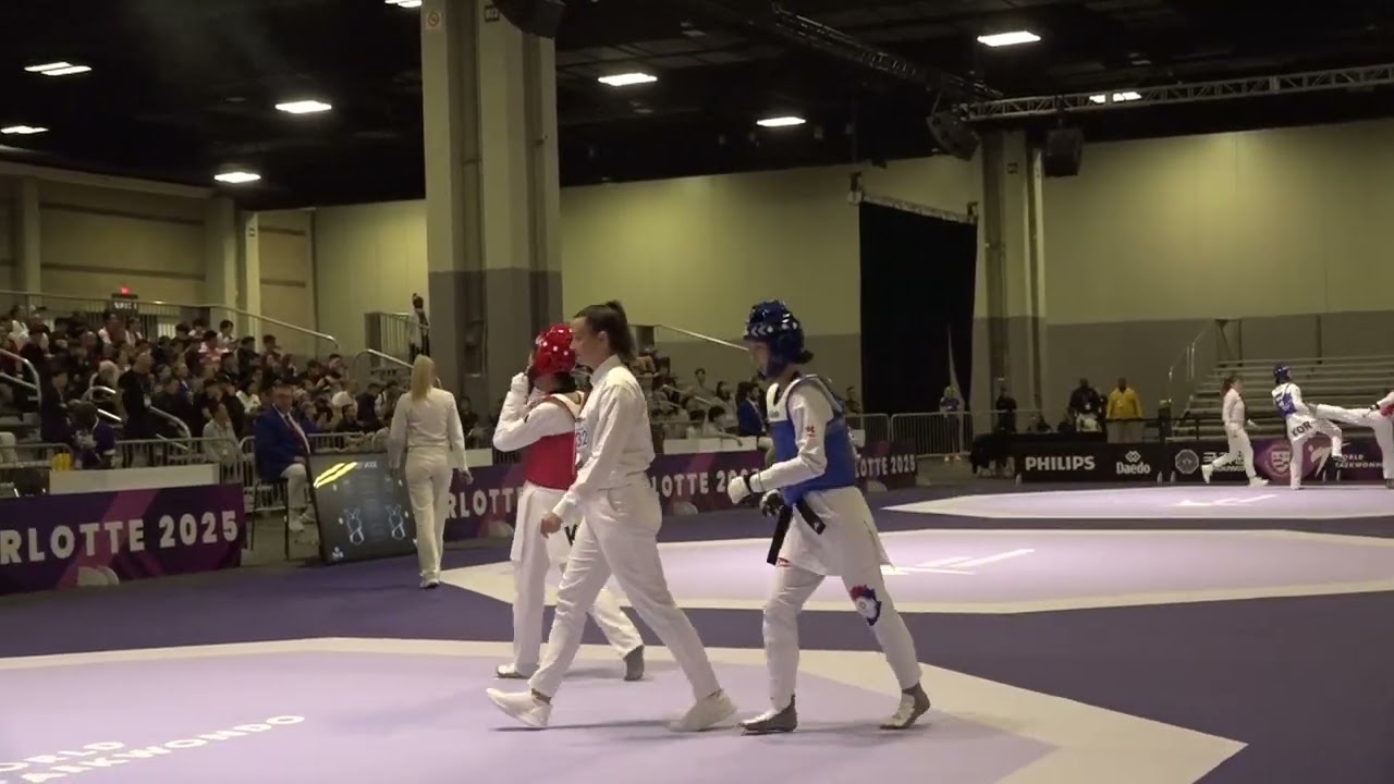 125 Quarterfinals W 49kg TPE Y HUANG KOR Y LEE PGM background