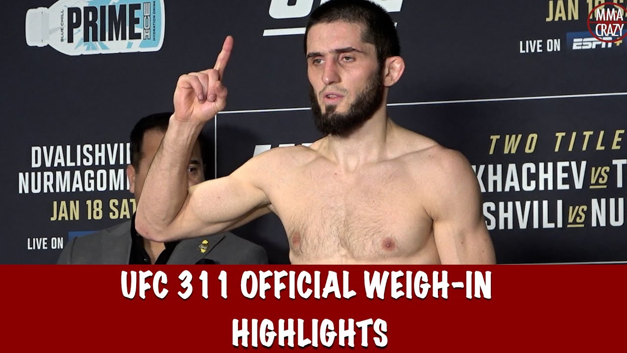 UFC 311 Official Weigh in Highlights, Renato Moicano replaces Arman Tsarukyan background