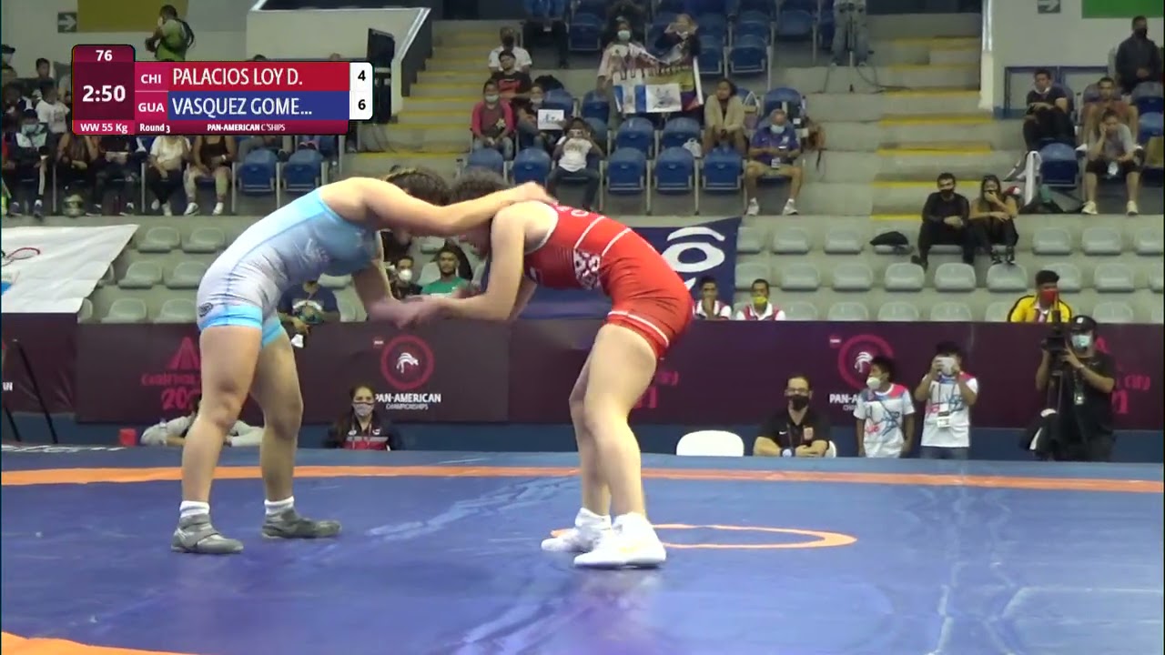 Round 3 WW - 55 kg: D. PALACIOS LOY (CHI) v. N. VASQUEZ GOME (GUA) background