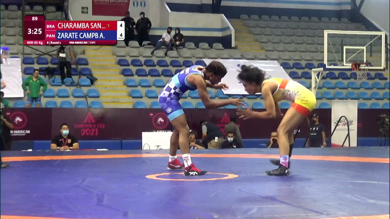 Round 2 WW - 65 kg: M. CHARAMBA SAN (BRA) v. A. ZARATE CAMPB (PAN)