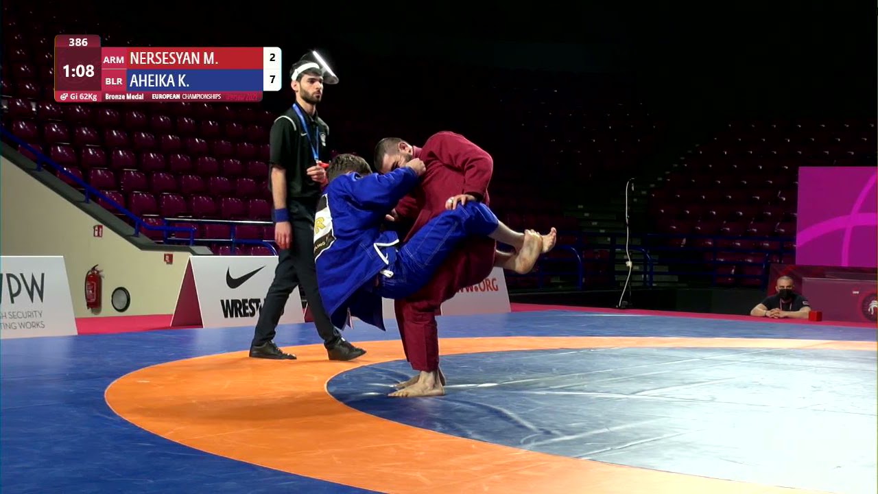 BRONZE Men's GP Gi - 62 kg: M. NERSESYAN (ARM) v. K. AHEIKA (BLR)