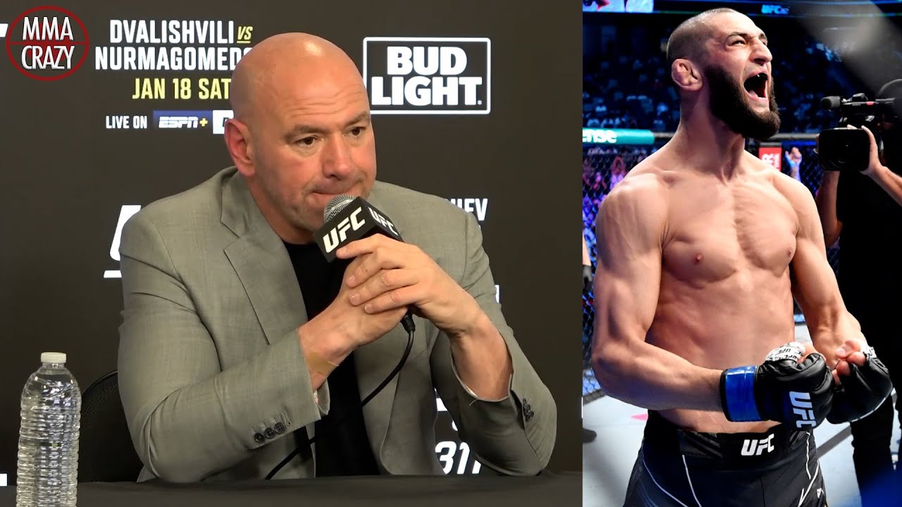 Dana White confirms Khamzat Chimaev NEXT for the title after UFC 312