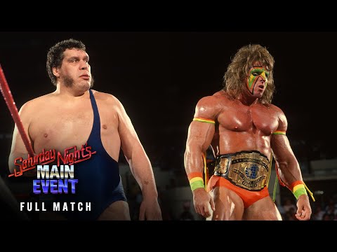 FULL MATCH: Ultimate Warrior vs. Andre the Giant: Saturday Night’s Main Event, Nov. 25, 1989 background