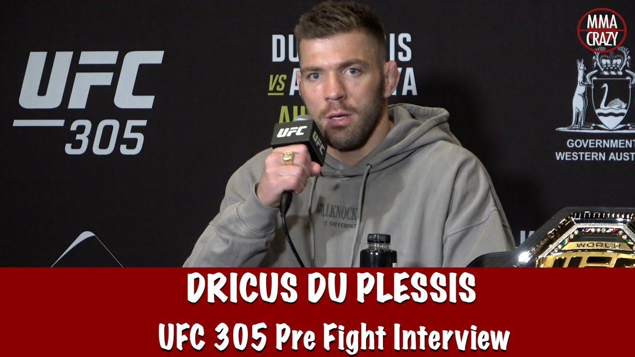 Dricus Du Plessis “Israel Adesanya, stop searching for my w*lly on the internet” Reveals Taser Story background