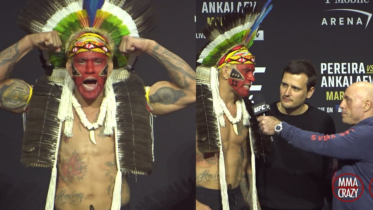 Alex Pereira tells Joe Rogan ahead of Akalaev fight "This is my Time CHAMA"