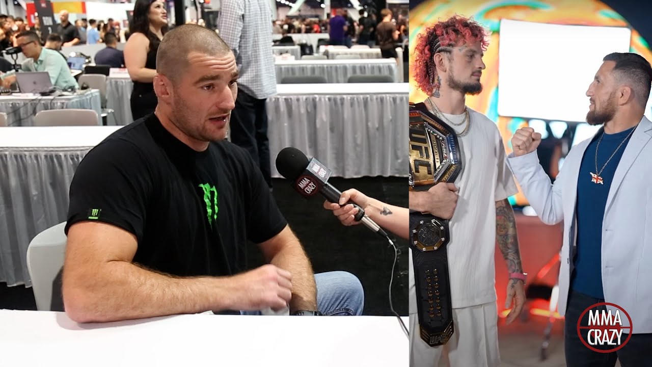 Sean Strickland predicts Sean O'Malley vs. Merab Dvalishvili at UFC 306 backdrop