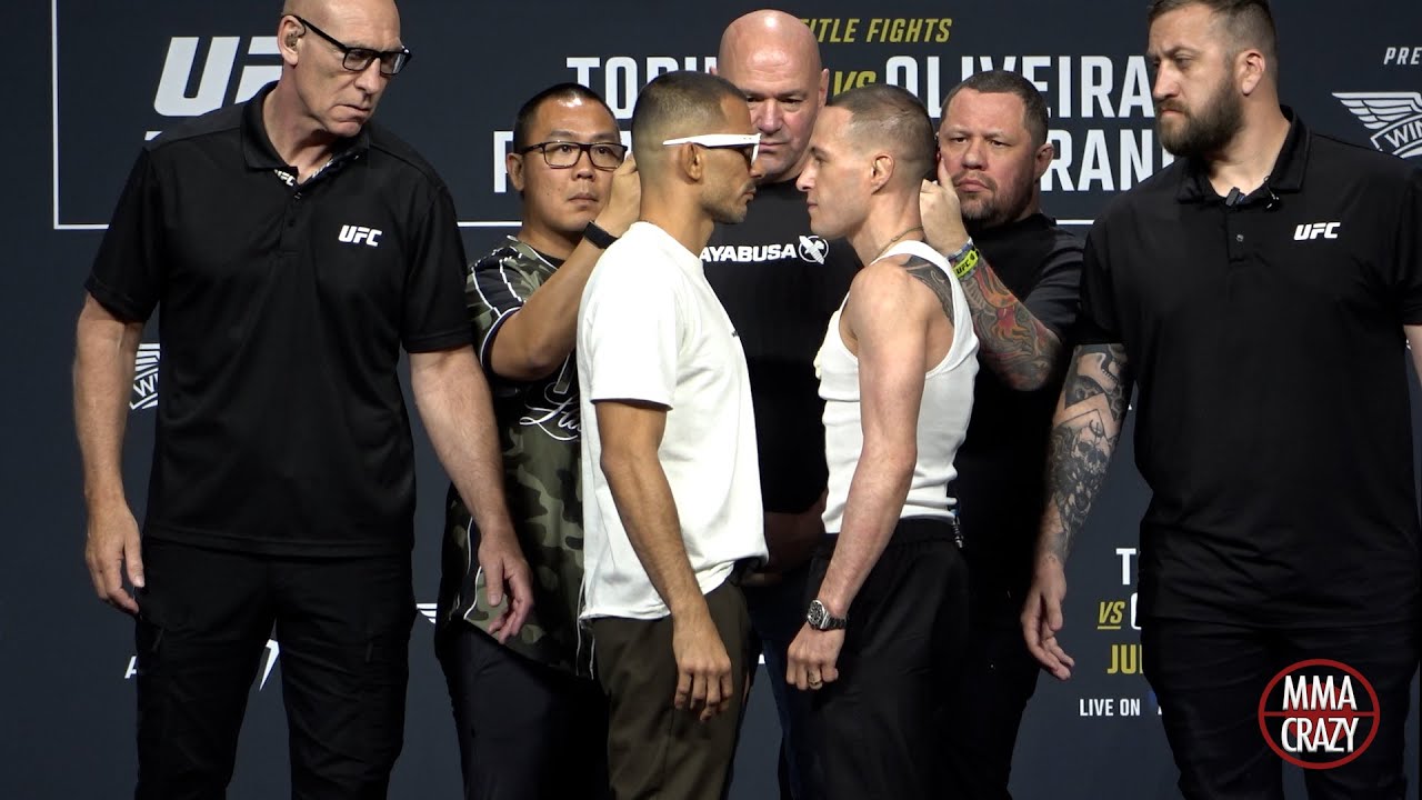 Alexandre Pantoja & Kai Kara France FIRST FACE OFF for UFC 316 background