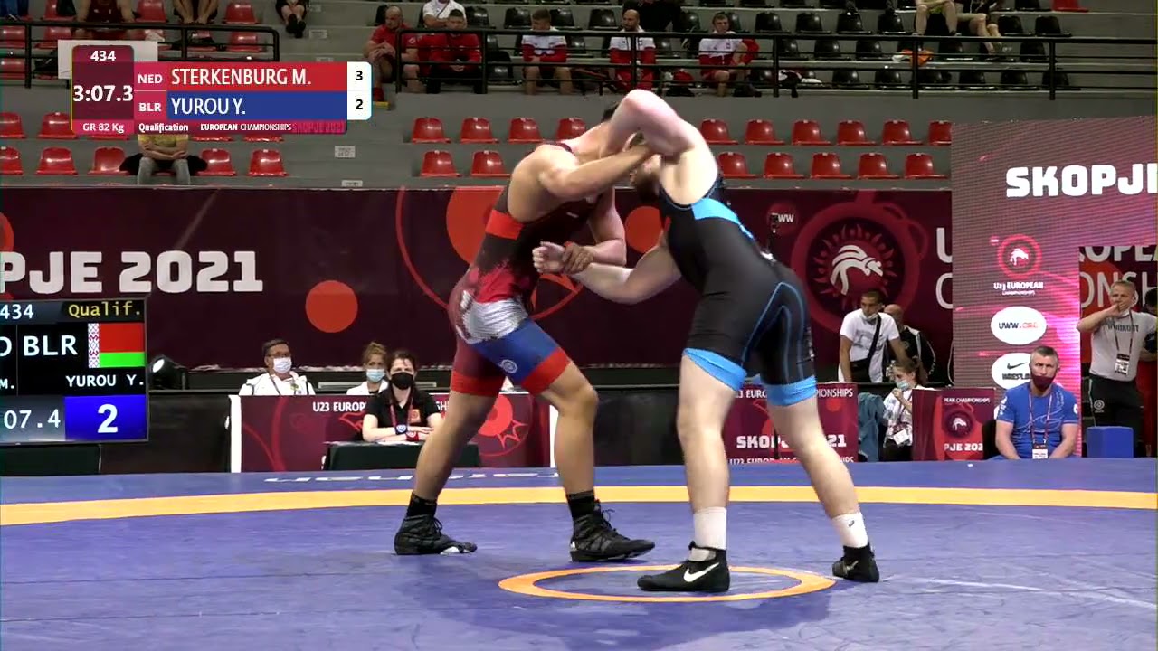 Qual. GR - 82 kg: M. STERKENBURG (NED) v. Y. YUROU (BLR)