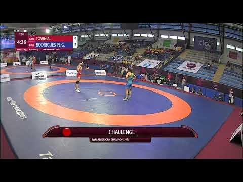 Round 3 WW - 57 kg: A. TOWN (CAN) v. G. RODRIGUES PE (BRA)
