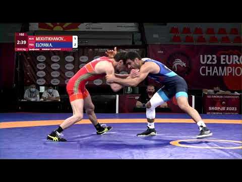 Qual. FS - 61 kg: M. MEKHTIKHANOV (RUS) v. A. ELOYAN (FRA)