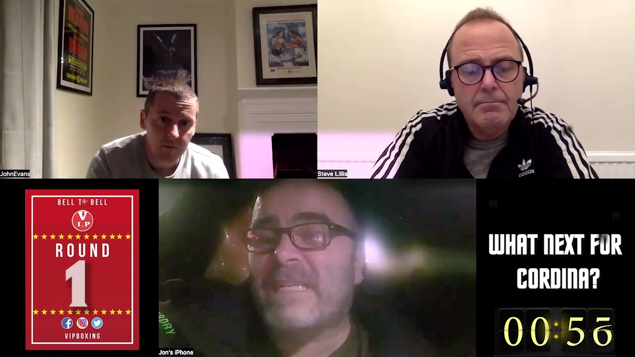 JON PEGG joins Steve Lillis and John Evans for VIP Boxing Bell 2 Bell, ep 135 background