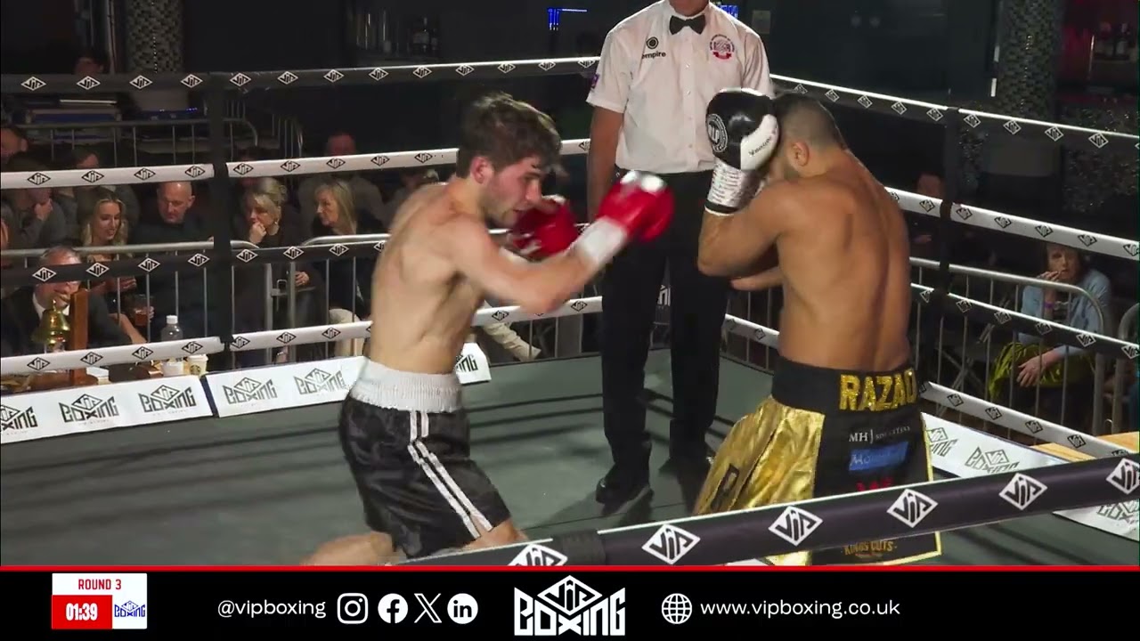 Basi Razaq v Nathan Darby - Liverpool Grand Central Hall 23rd March 2024 background