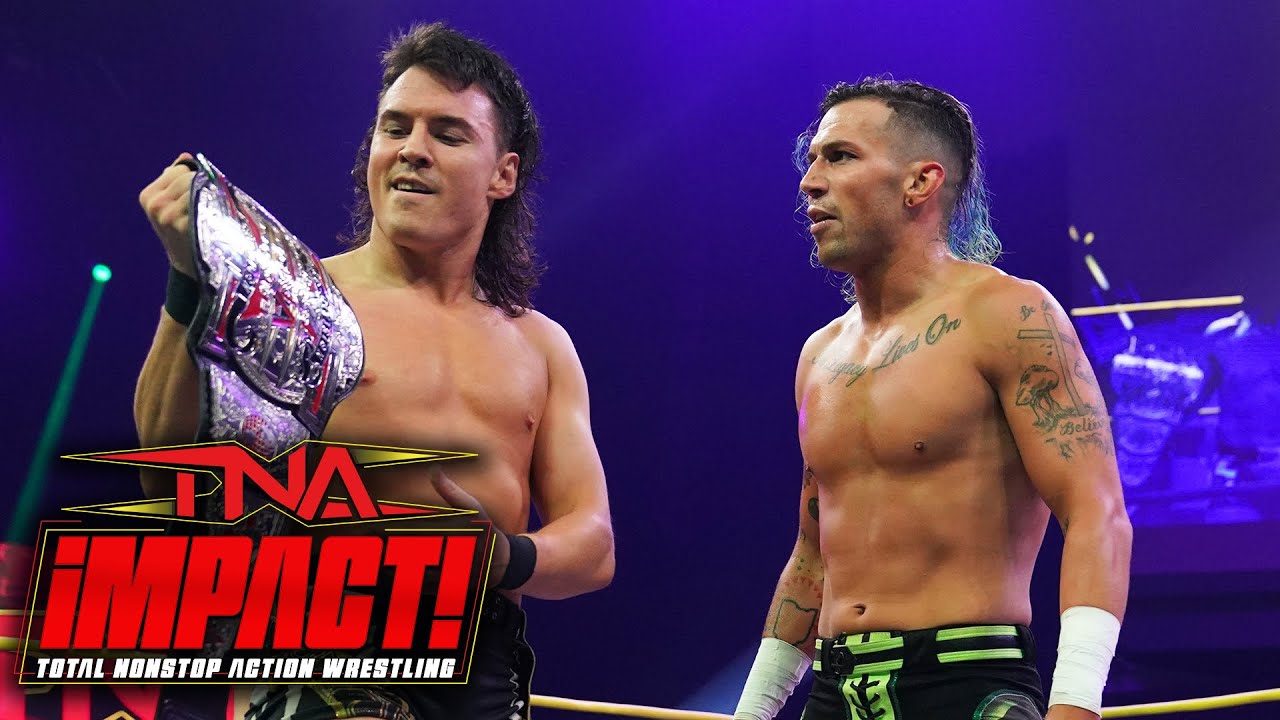 Zachary Wentz & Mike Bailey UNITE Ahead of X-Division Title Rematch | TNA iMPACT! September 5, 2024 background