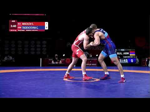 BRONZE GR - 87 kg: S. NIKOLOV (BUL) v. G. TADEVOSYAN (ARM)
