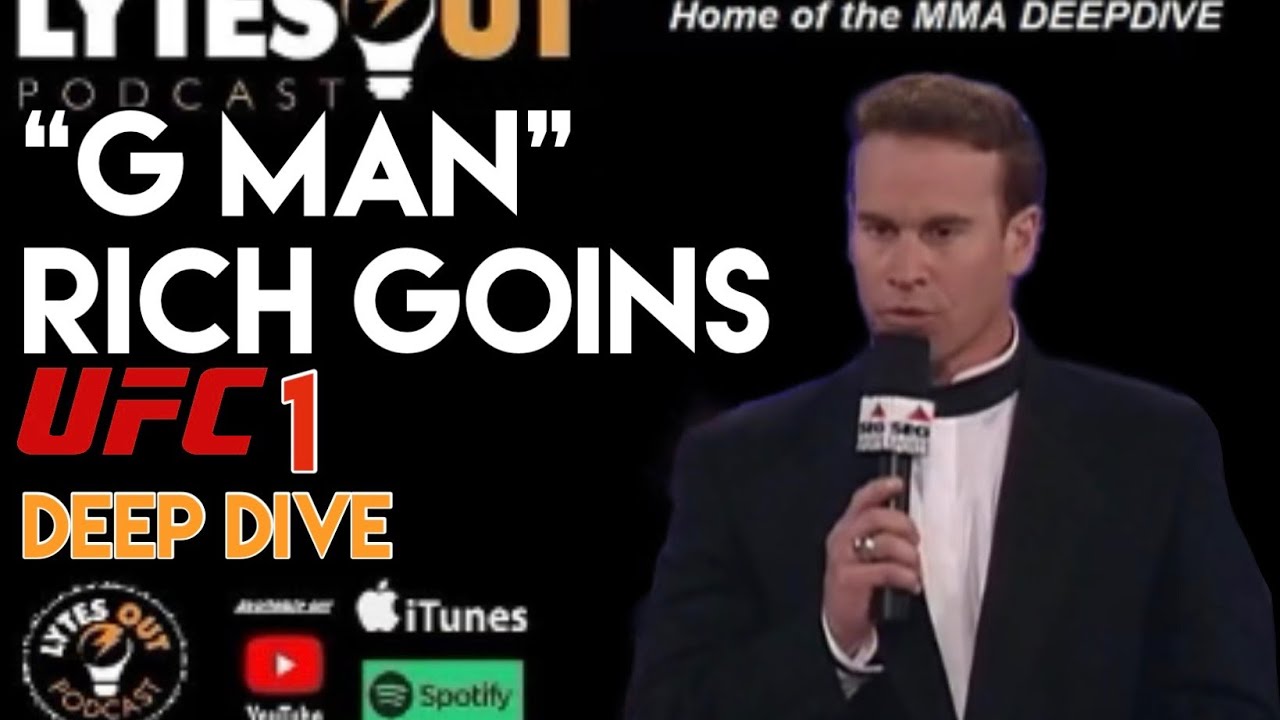 "G Man" Rich Goins UFC 1 | MMA History Podcast background