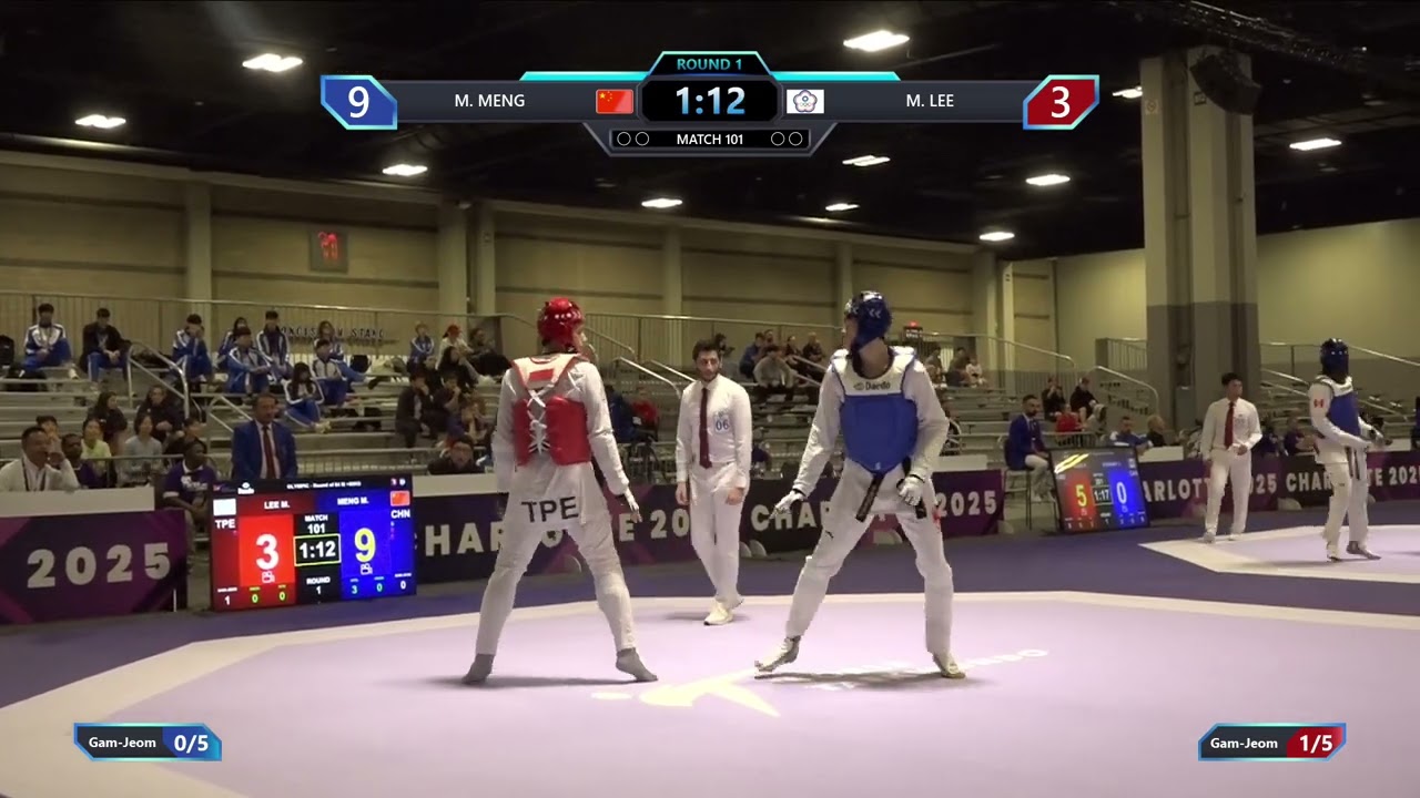 101 Round of 64 M +80kg CHN M MENG TPE M LEE PGM