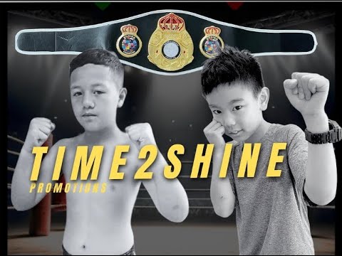 TIME2SHINE BOXING EVENT - ISRAEL ANGUNA vs ANDY LIU Boxing Fight background