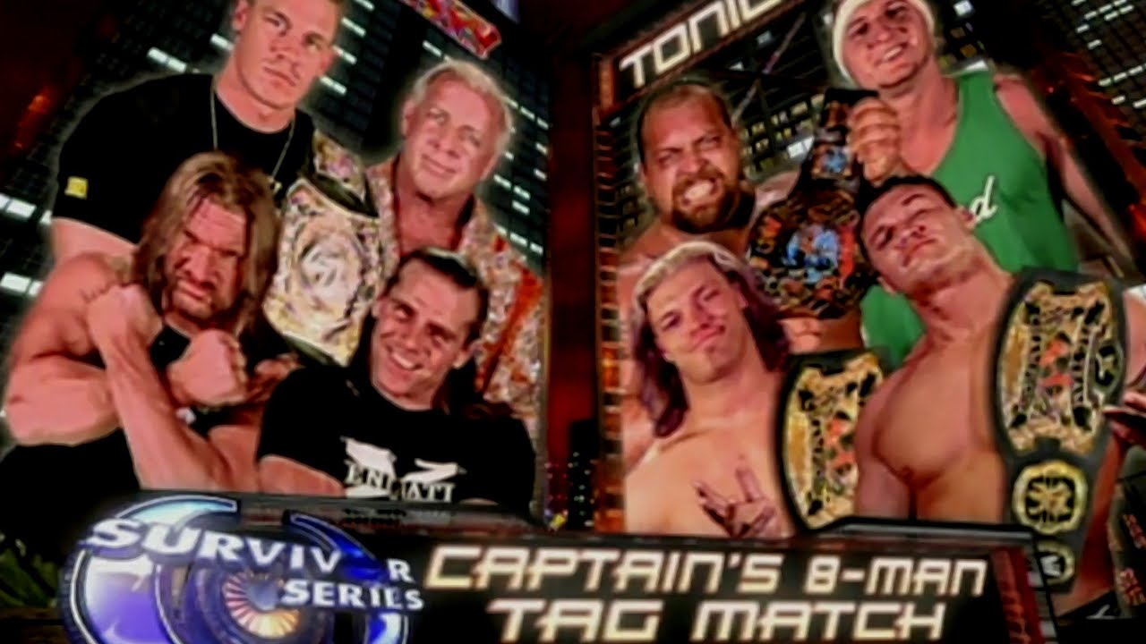 Rated-RKO, Big Show & Kenny vs D-Generation X, John Cena & Ric Flair RAW Nov 20,2006 background