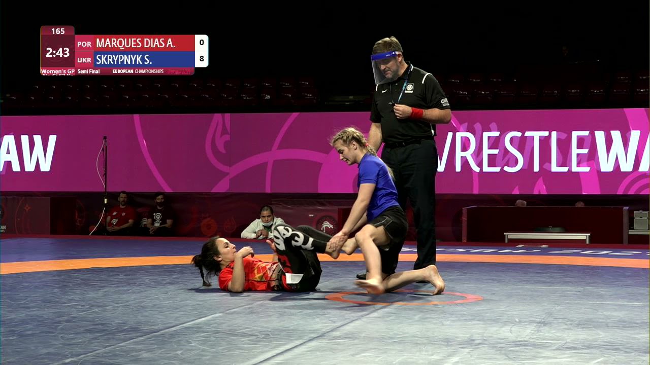 1/2 Women's GP No-Gi - 53 kg: A. MARQUES DIAS (POR) v. S. SKRYPNYK (UKR)
