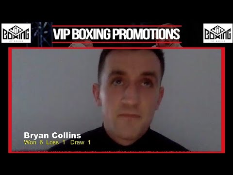 Bryan Collins "Everything's brilliant outside the ring. I'm putting the last performance behind me" backdrop