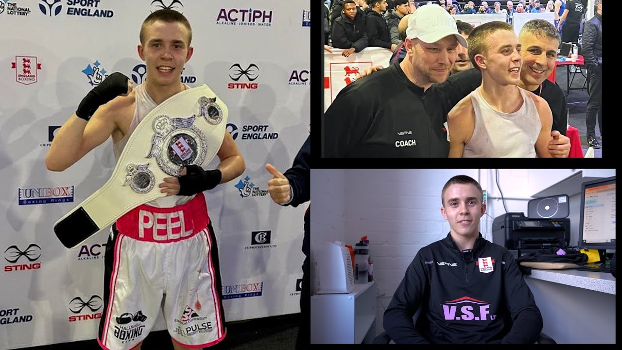 This years 63.5kg Youth National champion Joe Peel is off the Wales to pick up his 1st England vest background