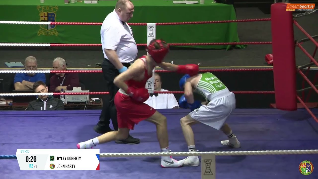 2024 National U18 Championship 57kg John Harty (Portlaoise) V Ryley Doherty (Raphoe)