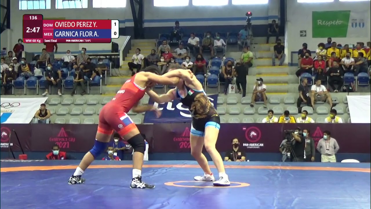 1/2 WW - 68 kg: Y. OVIEDO PEREZ (DOM) v. A. GARNICA FLOR (MEX)