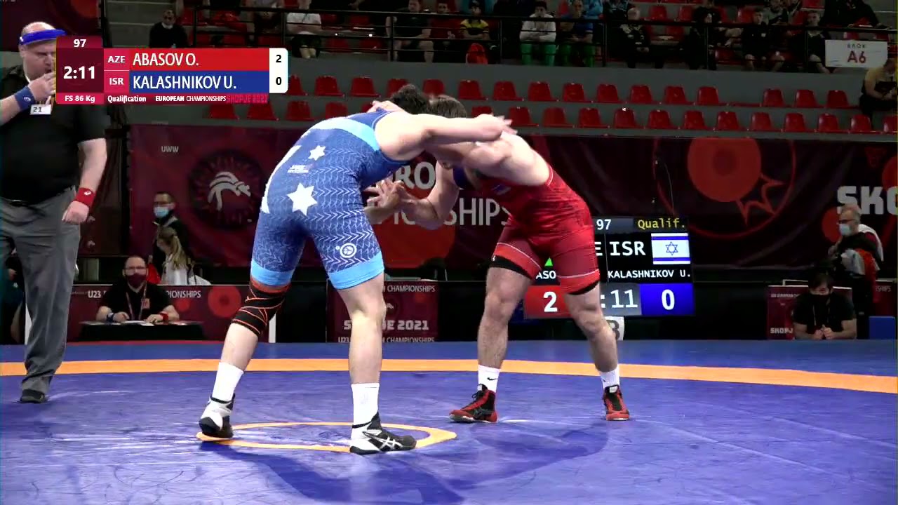 Qual. FS - 86 kg: O. ABASOV (AZE) v. U. KALASHNIKOV (ISR)